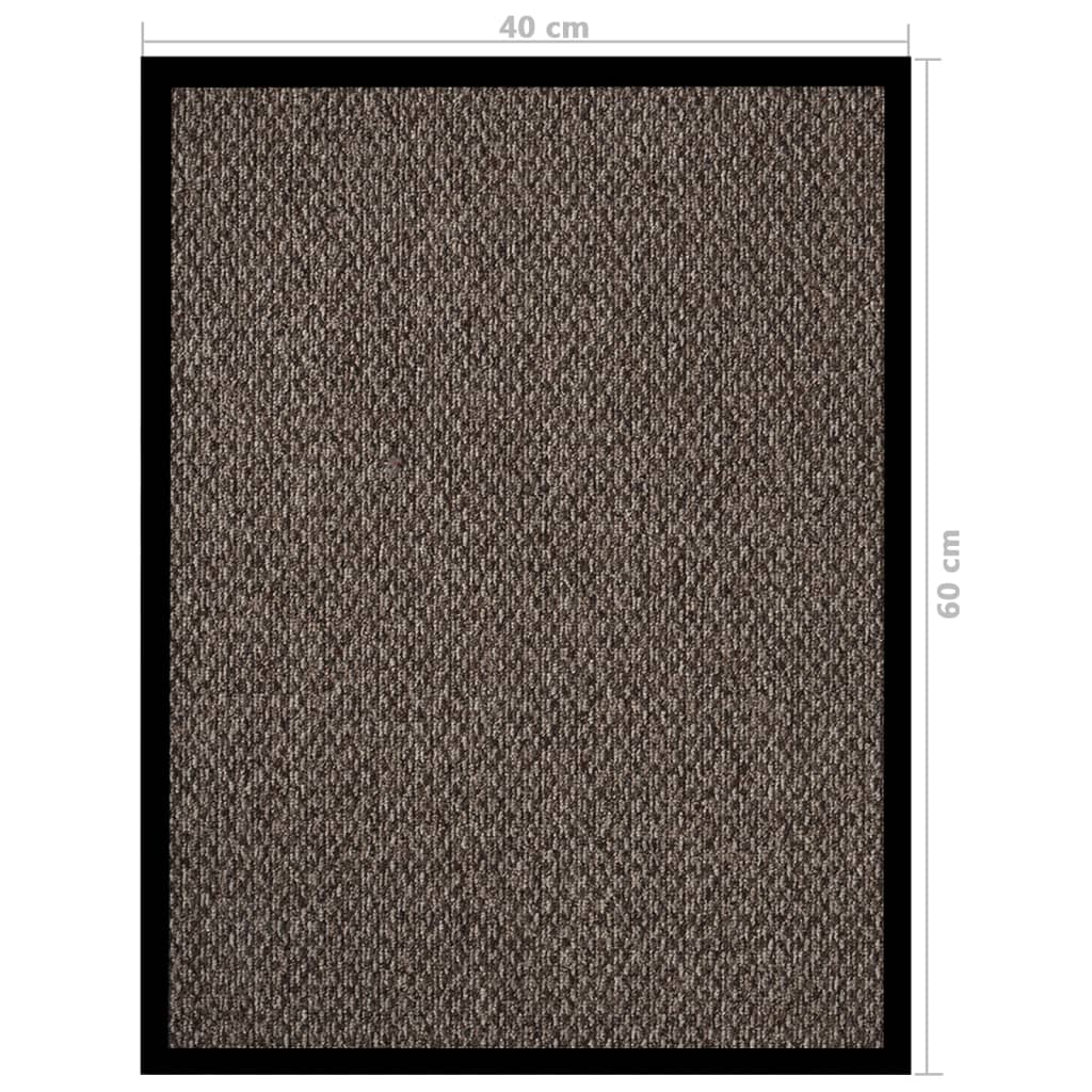 vidaXL Doormat Beige 40x60 cm