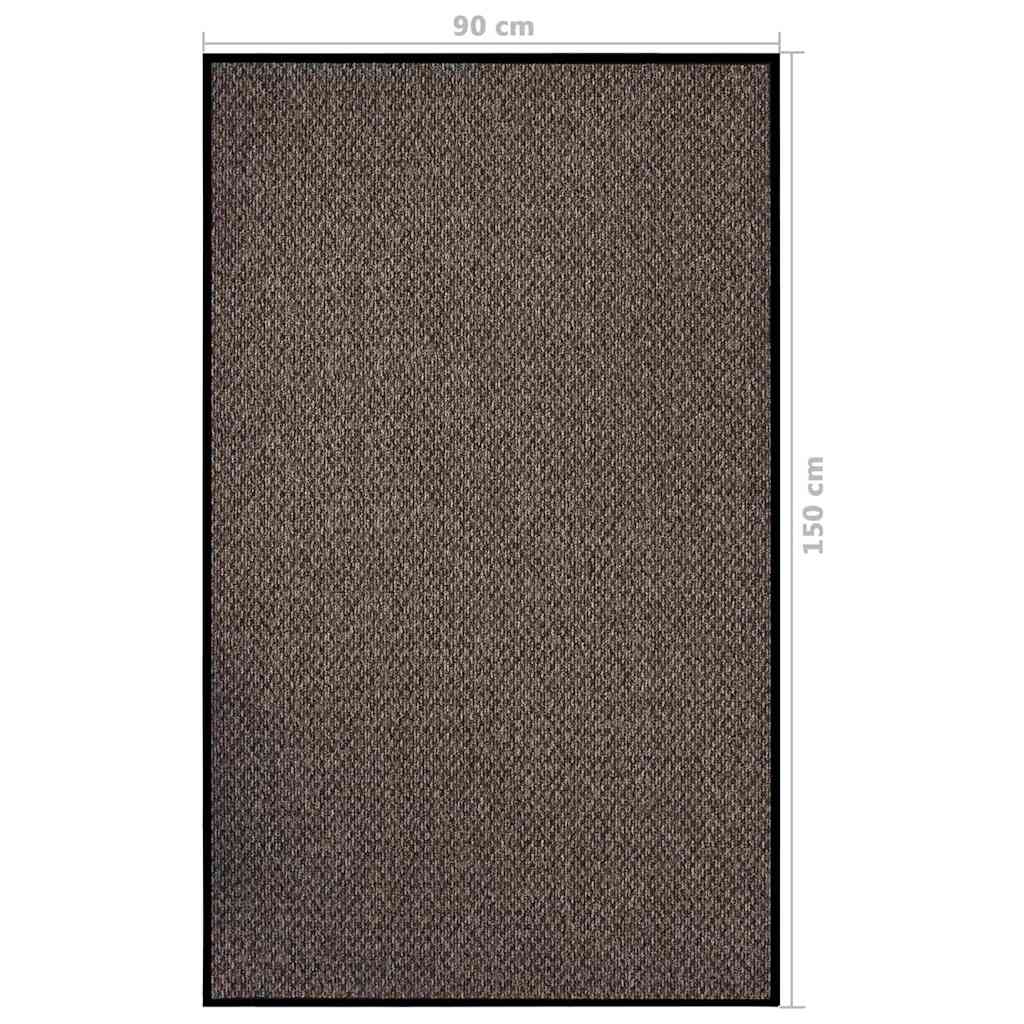 vidaXL Doormat Beige 90x150 cm