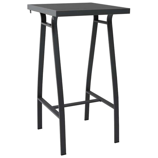vidaXL 5 Piece Garden Bar Set Black
