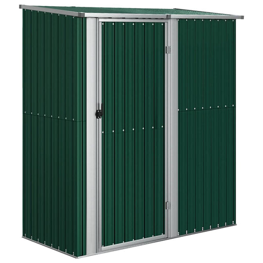 vidaXL Garden Shed Green 180.5x97x209.5 cm Galvanised Steel