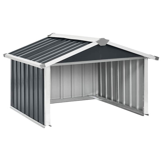 150909 vidaXL Garden Robot Lawnmower Shed 92x97x63 cm Galvanised Steel Anthracite