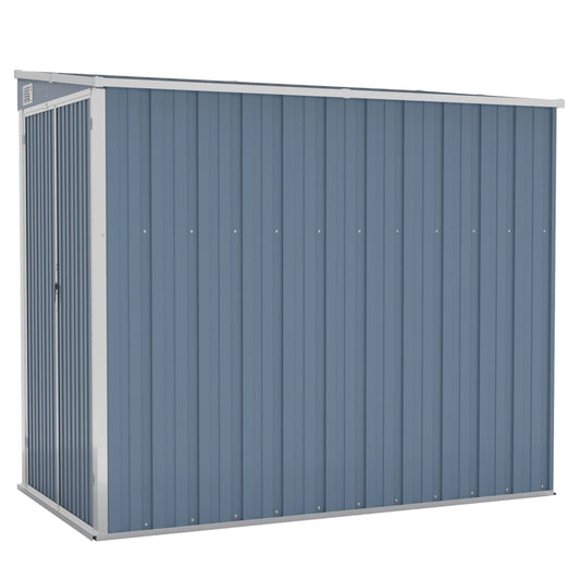 vidaXL Garden Shed | Grey | Galvanised steel, metal | Medium | Durable