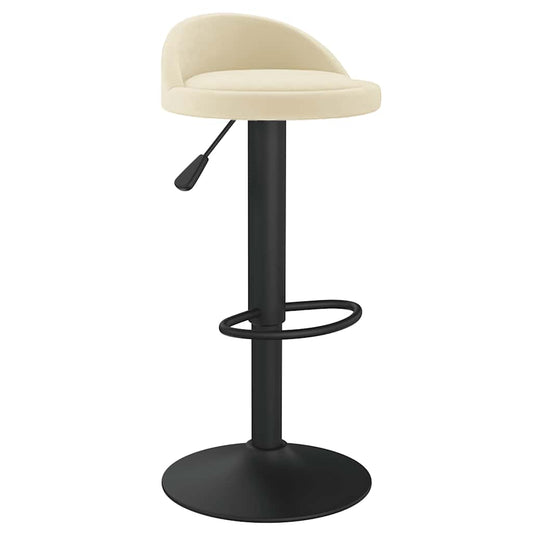 vidaXL Bar Stool Cream Velvet