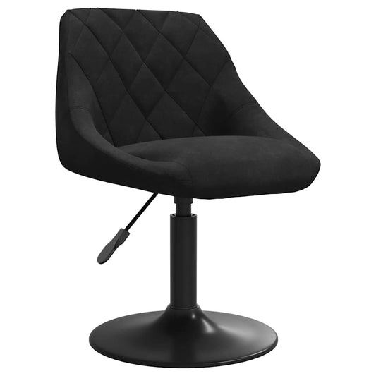 vidaXL Bar Stool Black Velvet