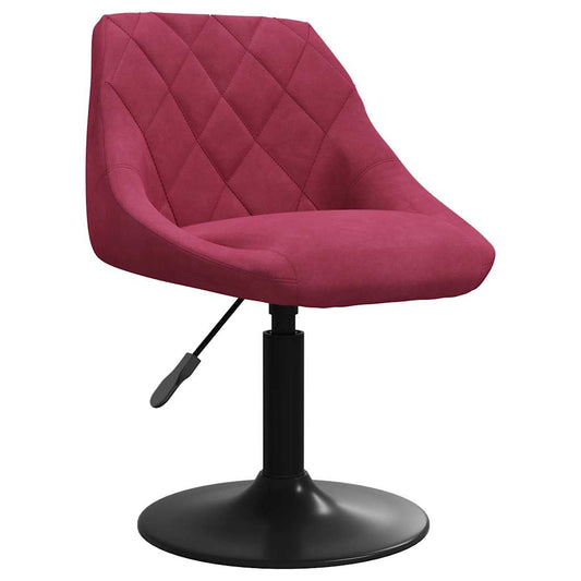 vidaXL Bar Stool Wine Red Velvet