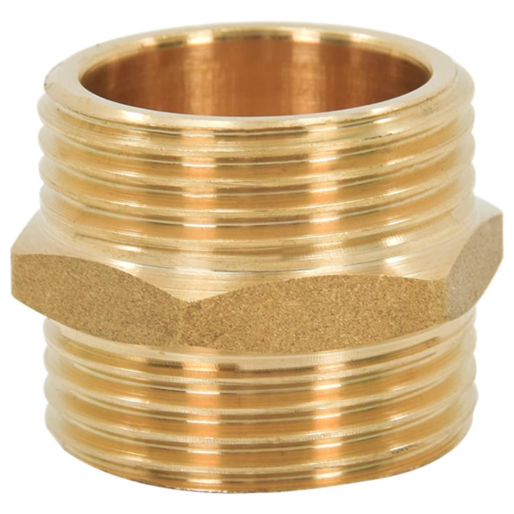 vidaXL Suction Hose with Brass Connectors Black 1.1" 20 m PVC