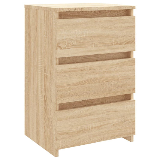 806217 vidaXL Bed Cabinet Sonoma Oak 40x35x62,5 cm Engineered Wood