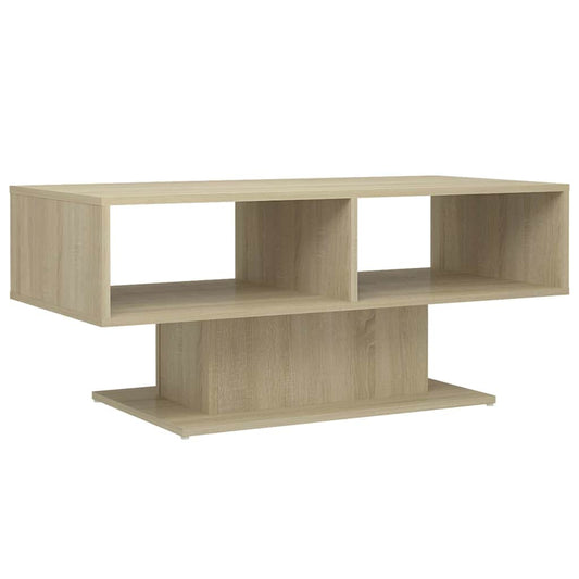 806825 vidaXL Coffee Table Sonoma Oak 103,5x50x44,5 cm Engineered Wood