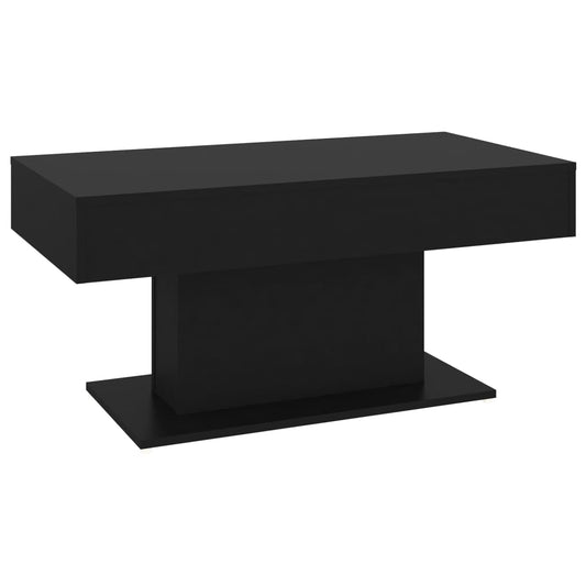 vidaXL Coffee Table | Black | Engineered wood | Medium | Durable | Coffee Table