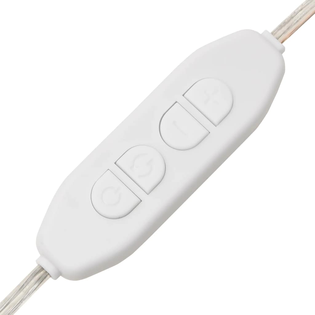 vidaXL Wall Frameless Mirror with LED Lights Round Glass