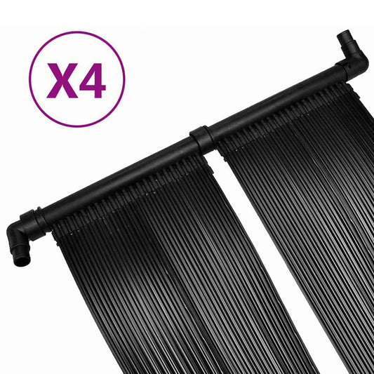 vidaXL Solar Pool Heater Panel 4 pcs 80x620 cm