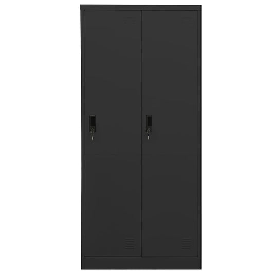 335969 vidaXL Wardrobe Anthracite 80x50x180 cm Steel