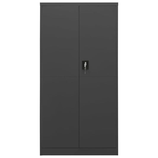 vidaXL Locker Cabinet | Anthracite | Steel | Locker Cabinet | Rectangular
