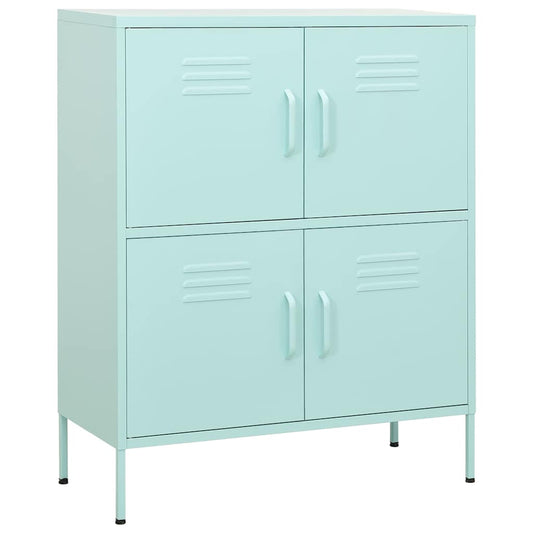 336140 vidaXL Storage Cabinet Mint 80x35x101,5 cm Steel