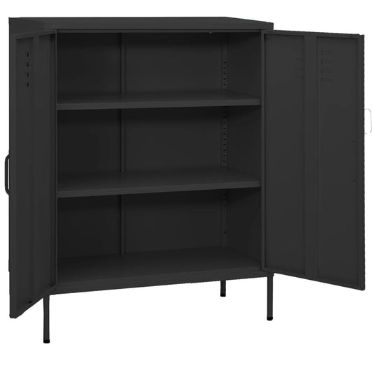 vidaXL Storage Cabinet | Anthracite | Steel | Medium | Storage Cabinet