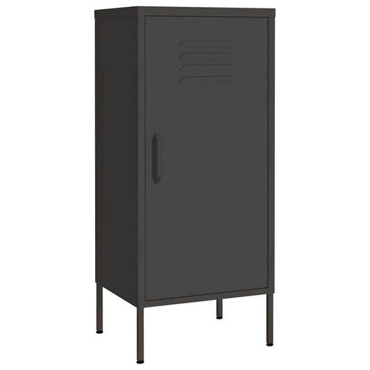 vidaXL Storage Cabinet Anthracite 42.5x35x101.5 cm Steel