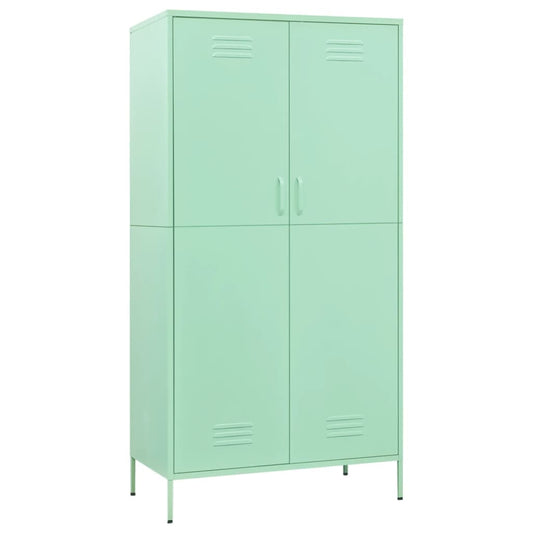 vidaXL Wardrobe Mint 90x50x180 cm Steel