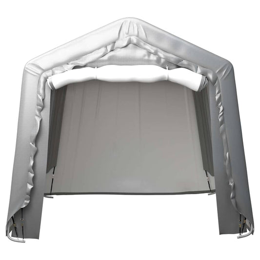 vidaXL Storage Tent 240x240 cm Steel Grey
