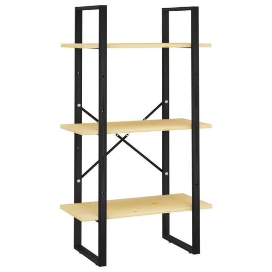 vidaXL Storage Shelf 60x30x105 cm Solid Pine Wood