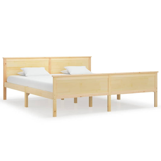 vidaXL Bed Frame without Mattress Solid Wood Pine 180x200 cm
