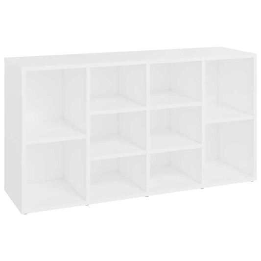 803290 vidaXL Shoe Bench White 103x30x55 cm Engineered Wood