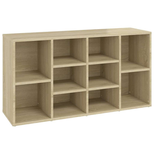 803293 vidaXL Shoe Bench Sonoma Oak 103x30x55 cm Engineered Wood