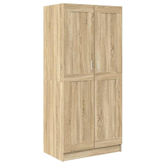 vidaXL Wardrobe Sonoma Oak 82.5x51.5x180 cm Engineered Wood