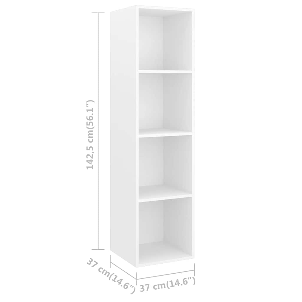 vidaXL TV Cabinet Set | White | Engineered wood | Large | TV Cabinet Set | Cubic