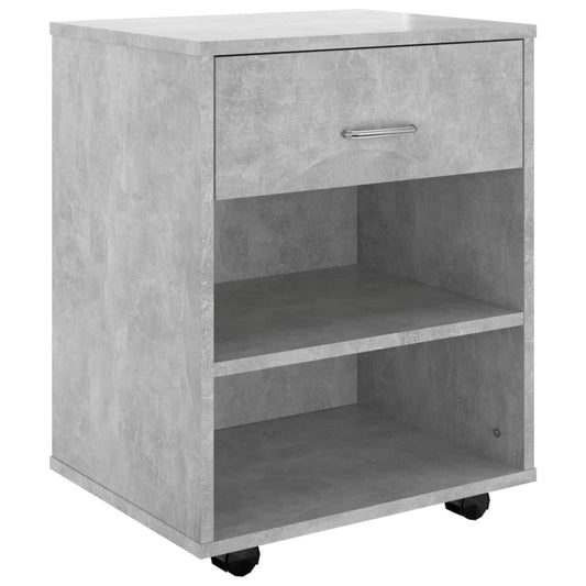 vidaXL Storage Cabinet | Concrete Grey | Engineered Wood | Medium
