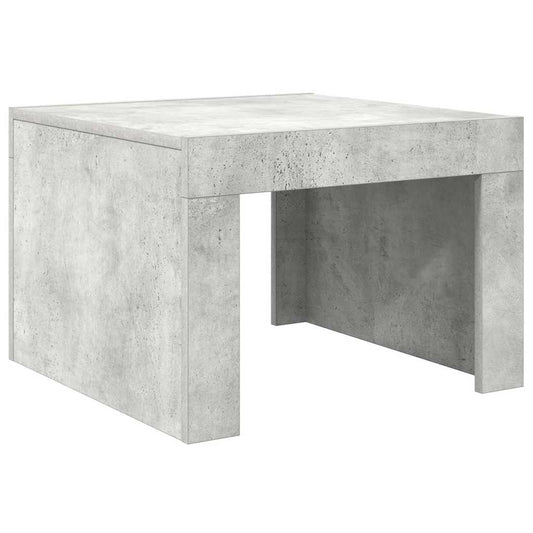 vidaXL Coffee Table Concrete Grey 50x50x35 cm Engineered Wood