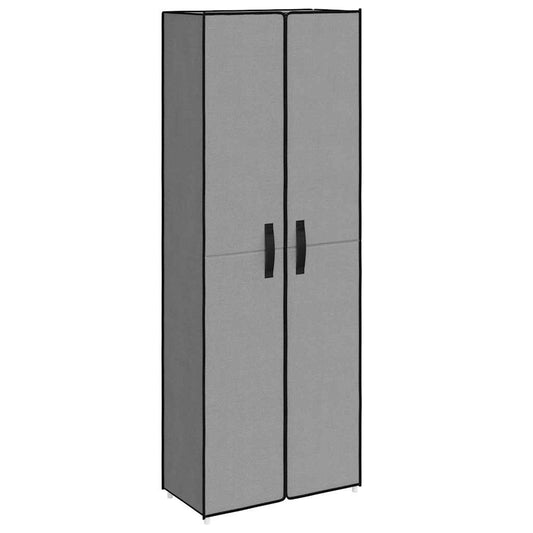 vidaXL Shoe Cabinet Grey 60x30x166 cm Fabric
