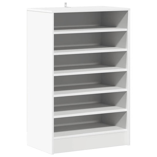 vidaXL Shoe Cabinet White 60x35x92 cm Engineered Wood