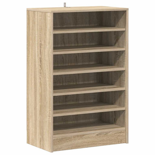 vidaXL Shoe cabinets 60 x 35 x 92 cm Sonoma Oak 7 Shelves
