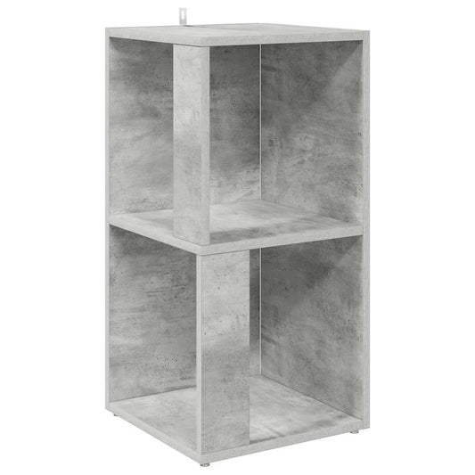 vidaXL Corner Cabinet Concrete Grey 33x33x67 cm Engineered Wood