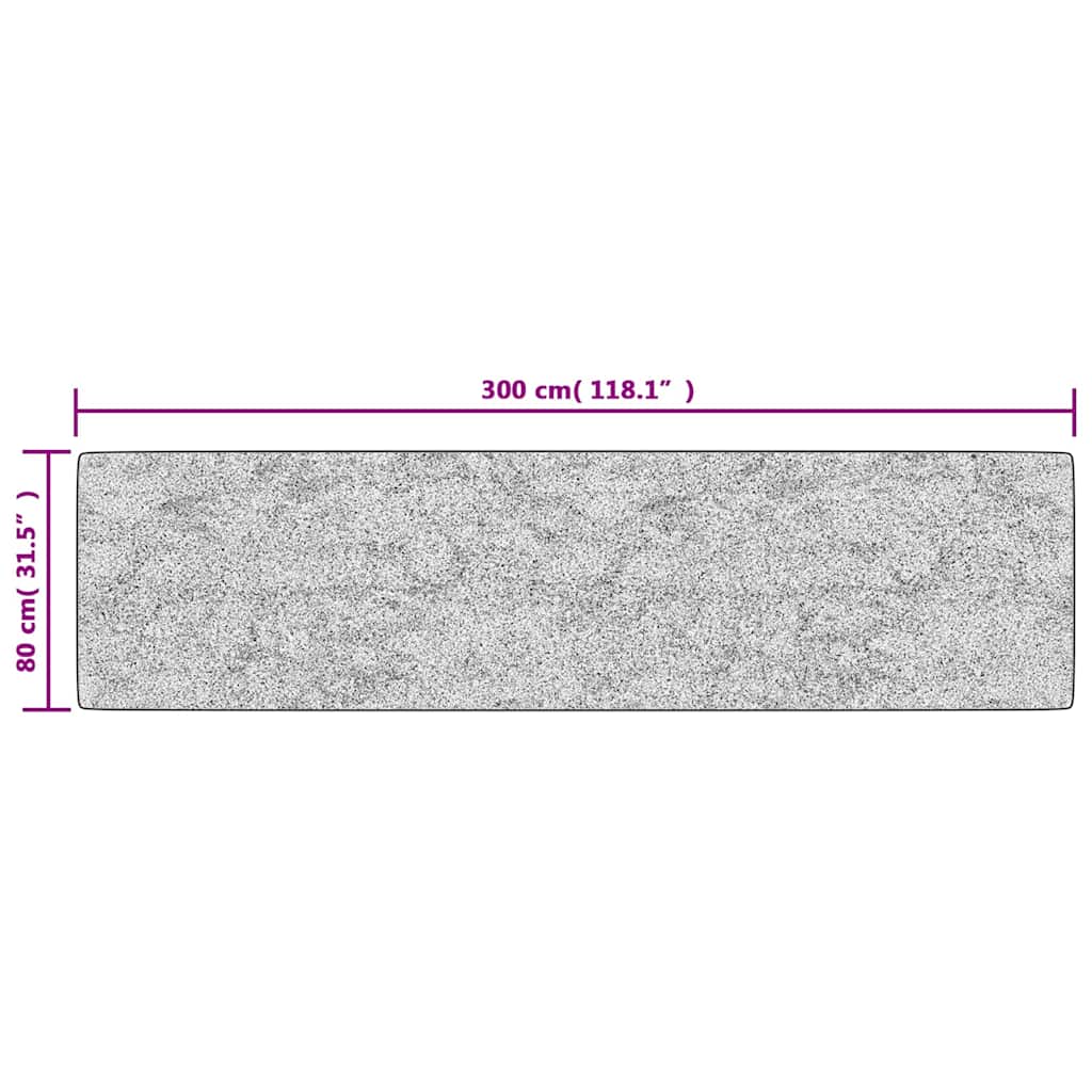 337929 vidaXL Rug Washable 80x300 cm Black and Gold