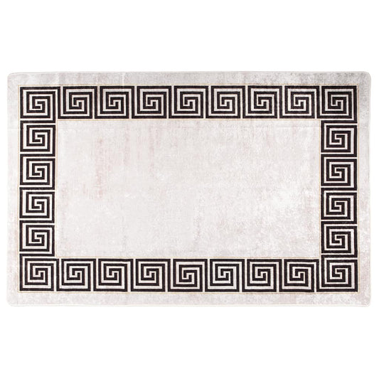 vidaXL Rug Washable 80x150 cm Light Beige