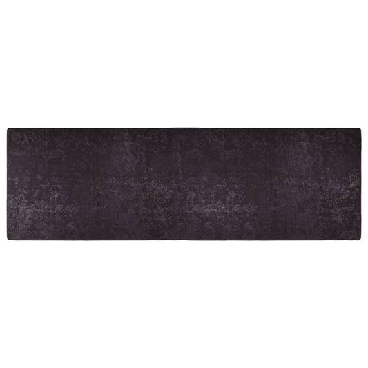 vidaXL Rug Washable 80x300 cm Anthracite