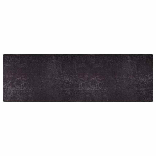 337953 vidaXL Rug Washable 80x300 cm Anthracite