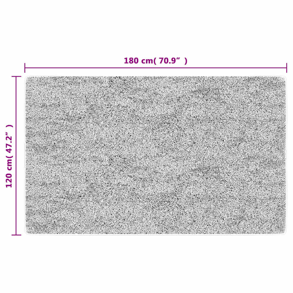 337954 vidaXL Rug Washable 120x180 cm Anthracite