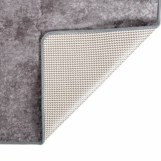 vidaXL Rug Washable 80x150 cm Grey
