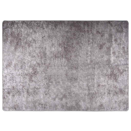 337960 vidaXL Rug Washable 120x180 cm Grey