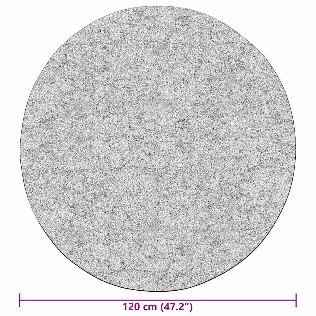 vidaXL Rug Washable φ120 cm Multicolour Anti Slip