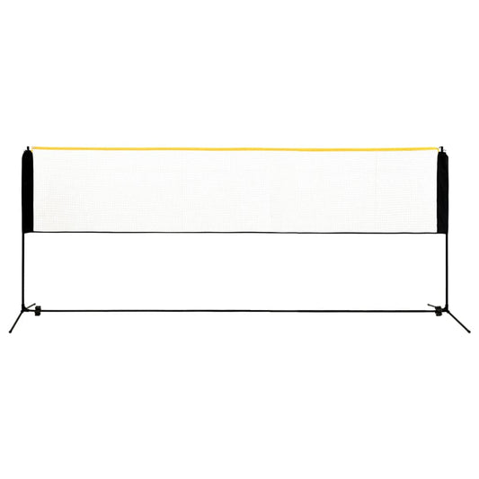 93368 vidaXL Adjustable Badminton Net 400x103x94-158 cm Metal