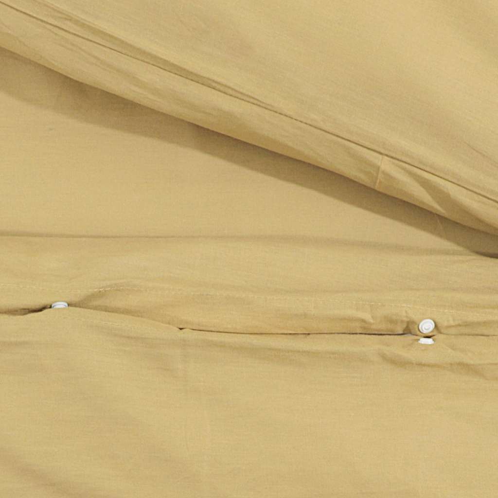 vidaXL Duvet Cover Set Taupe 220x240 cm Light-weight Microfiber