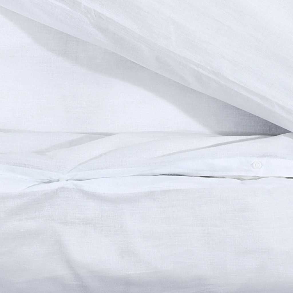 vidaXL Duvet Cover Set White 220x240 cm Cotton
