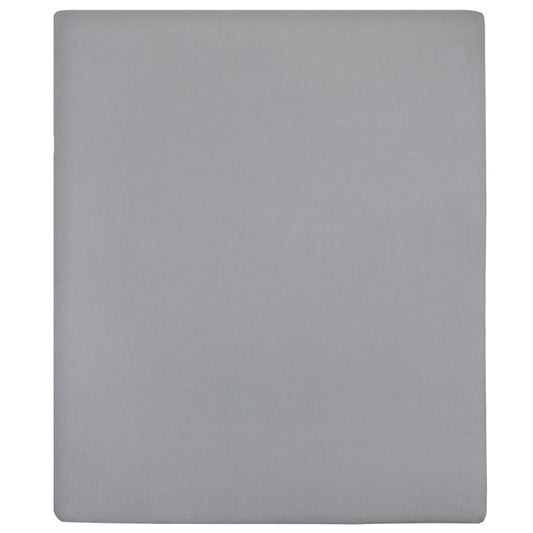 vidaXL Jersey Fitted Sheet Grey 180x200 cm Cotton