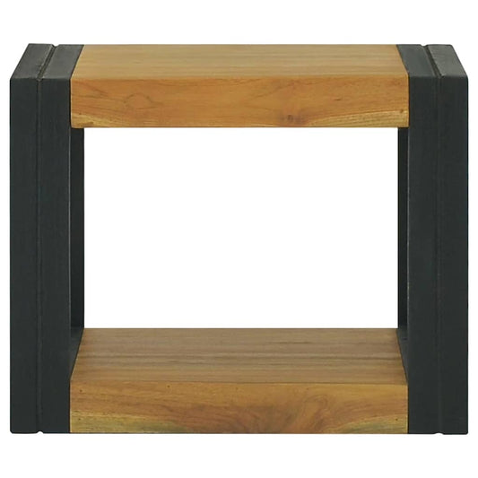 338229 vidaXL Wall-mounted Bathroom Cabinet 45x45x35 cm Solid Wood Teak
