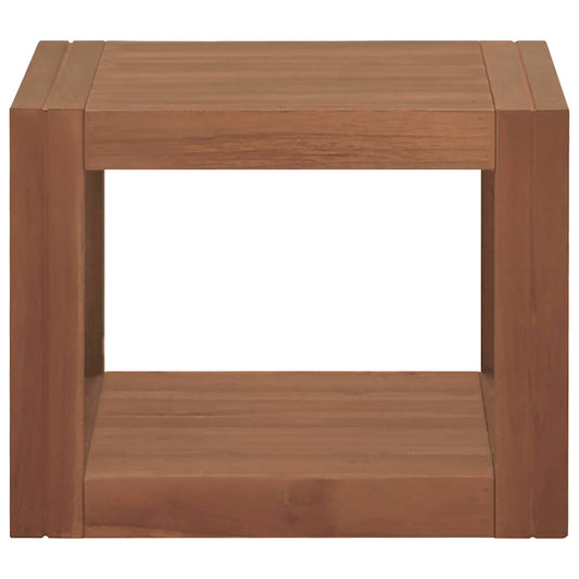 vidaXL Wall-mounted Bathroom Cabinet 45x45x35 cm Solid Wood Teak