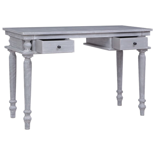 vidaXL Desk 115x50x78 cm Solid Mahogany Wood