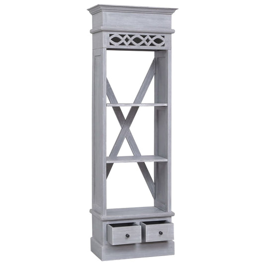 vidaXL Highboard 60x30x175 cm Solid Mahogany Wood